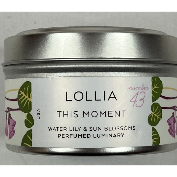 Lollia This Moment Candle Perfumed Luminary New Margot Elena 4 oz - SHIPS FAST - Picture 5 of 5